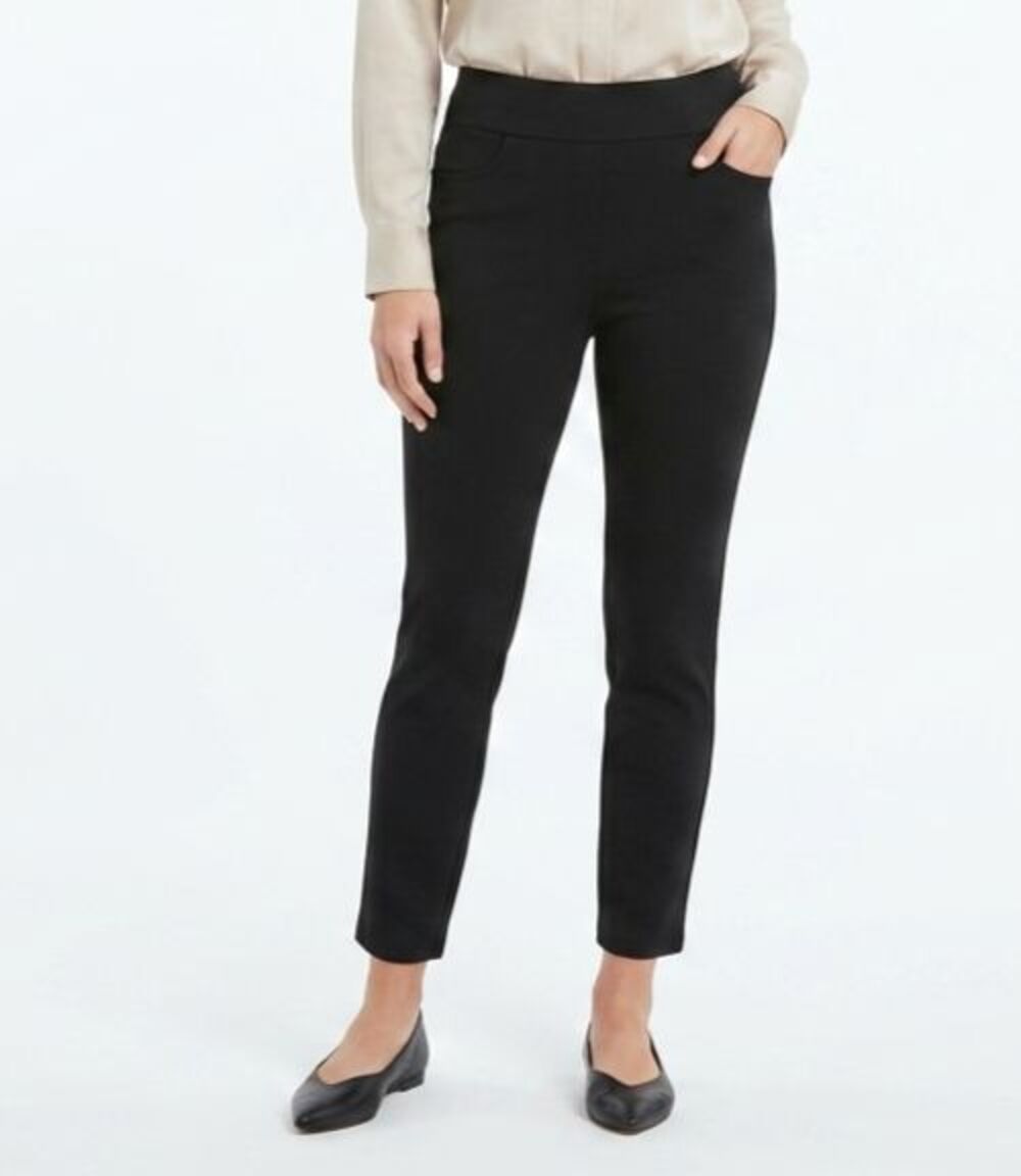 Spanx The Perfect Pant Ankle 4-Pocket Ponte Leggings Black 20202R Sz XL 30x23.5